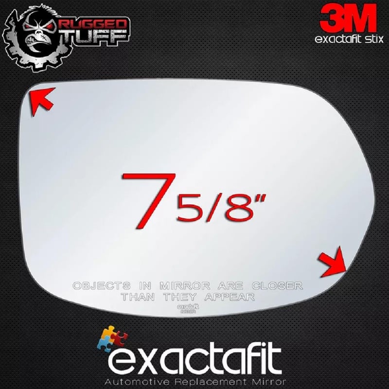 Rugged TUFF exactafit 8832R Passenger Side Mirror Glass Replacement Repair Compatible With 2012-2016 Honda CRV CR-V, 2016-2022 Honda HRV HR-V - Image 4